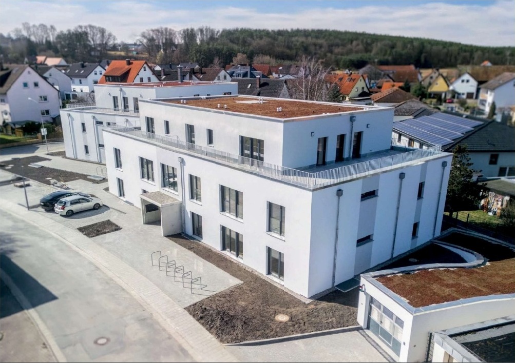 Außenansicht des Wohnquartiers Hemhofen Zeckern