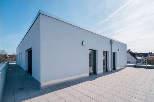 Penthouse Dachterrasse im Wohnquartier Hemhofen Zeckern